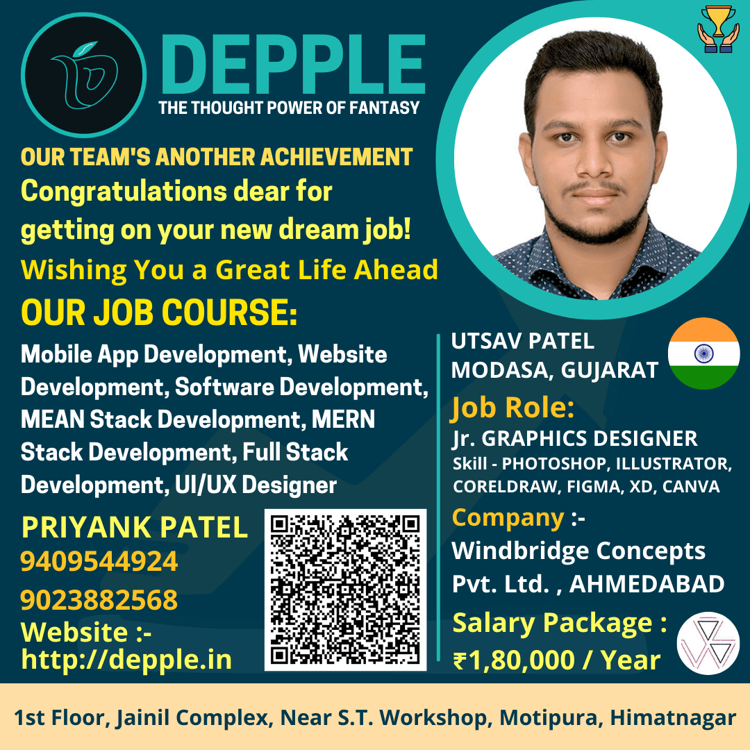 DEPPLE - UTSAV PATEL JOB PLACEMENT POST