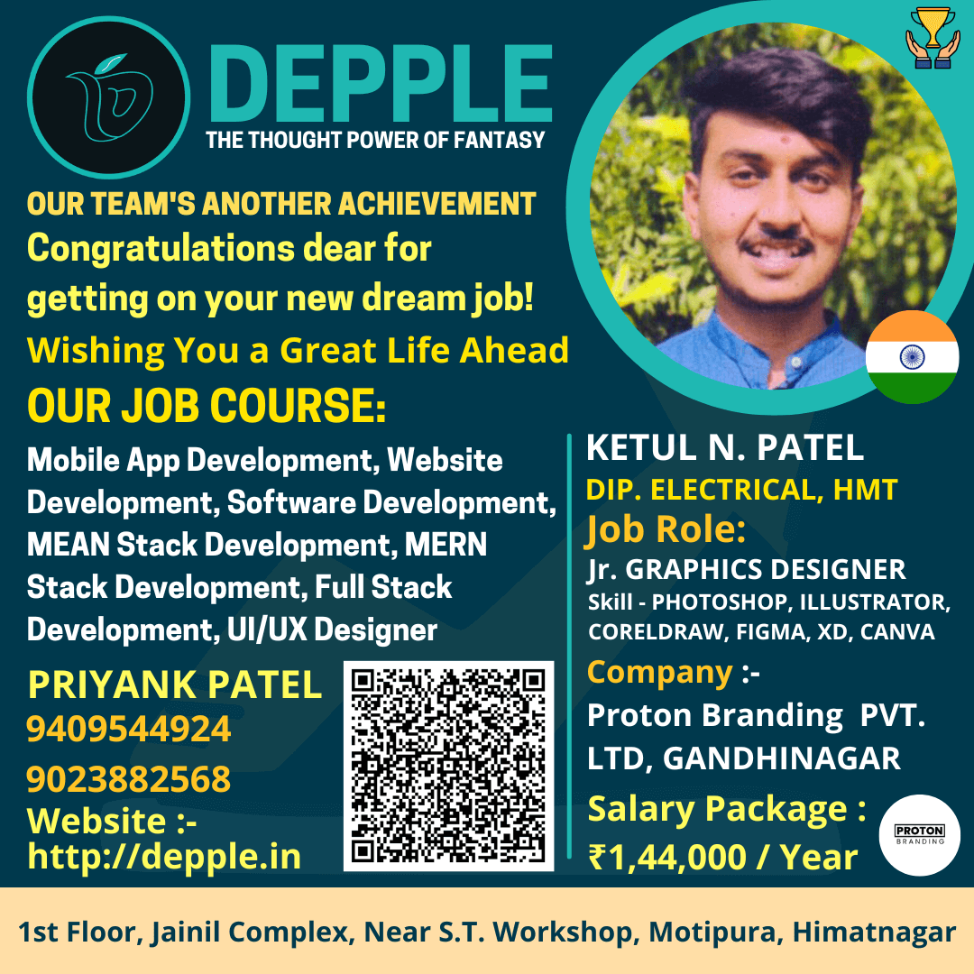 DEPPLE - KETUL PATEL JOB PLACEMENT POST