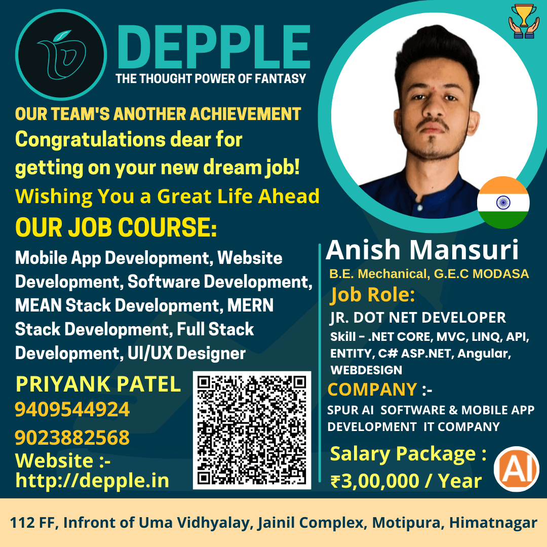 DEPPLE - ANISH MANSURI JOB PLACEMENT POST